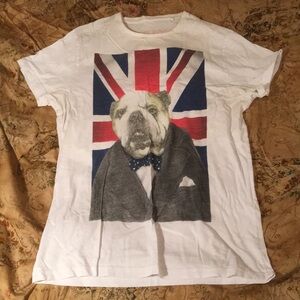 Union Jack Bulldog Graphic T-Shirt